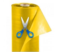 Пленка желтая на метраж 150 мкм, ширина 6 м. Уф-стабилизация 36 месяцев.