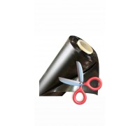 Пленка черная на метраж 250 мкм, ширина 3 метра (строительная, техническая).