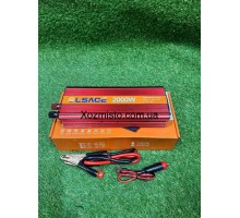 Автомобильный инвертор преобразователь тока 2000W 12V/220V с датчиками работы и портом USB UN-2000