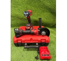 Аккумуляторный набор 2в1 Bosch 48V Гайковерт GDS48V-LI PRO+Болгарка GWX 48V-10C Бесщеточный АКБ набор Бош