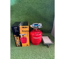 Газовый комплект Балон 8 л.+ Горелка + Нагреватель 3.4 кв до 35 кв/м