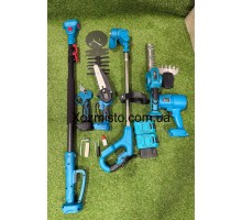 Аккумуляторный набор 6 в 1 Krafftec Germany 48V / Секатор / Пила / Коса / Воздуходувка / Удлинитель / Кусторез