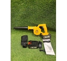 Аккумуляторная воздуходувка 2в1 DeWalt DCV100 (48В, 6Аг) Воздуходув, пылесос Деволт