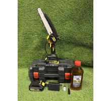 Аккумуляторная бесщеточная минипила DeWalt DCM195HN (48В, 6Аh, шина 20 см) в подарок 1л масла