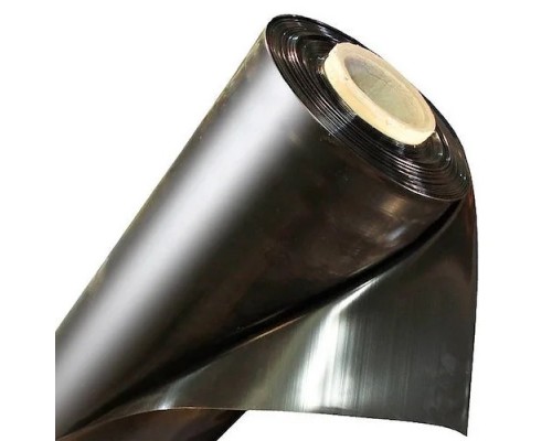 Пленка черная полиэтиленовая 80 мкм ширина 3м/100м