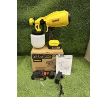 Аккумуляторный краскопульт DeWalt DXR 651 (48V, 6AH) АКБ распылитель с регулировкой ширины Девольт