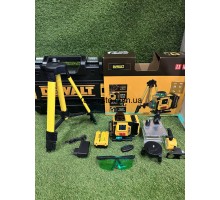 Аккумуляторный лазерный уровень DeWalt DCLE34032N Pro 4D 16 лучей (24V, 5AH). АКБ нивелир Деволт