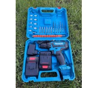 Шуруповерт Makita 48V 6.0AH с набором инструментов / Аккумуляторный шуруповерт Макита 48 В с насадками в кейсе