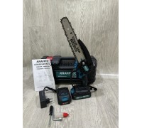 Аккумуляторная мини-пила Krafftec Германия [36V 4Ah / 1200 Вт / 2 аккумул] с автоматической смазкой 8 дюймов
