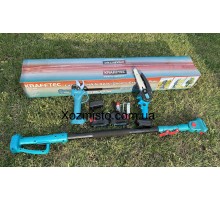 Аккумуляторный набор 3в1 Krafftec Германия 48V/5AP (секатор DUP270 + пила DUC150Z + штанга телескоп 2м)