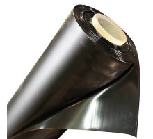 пленка чёрная полиэтиленовая 200 мкм ширина 3м/50м.